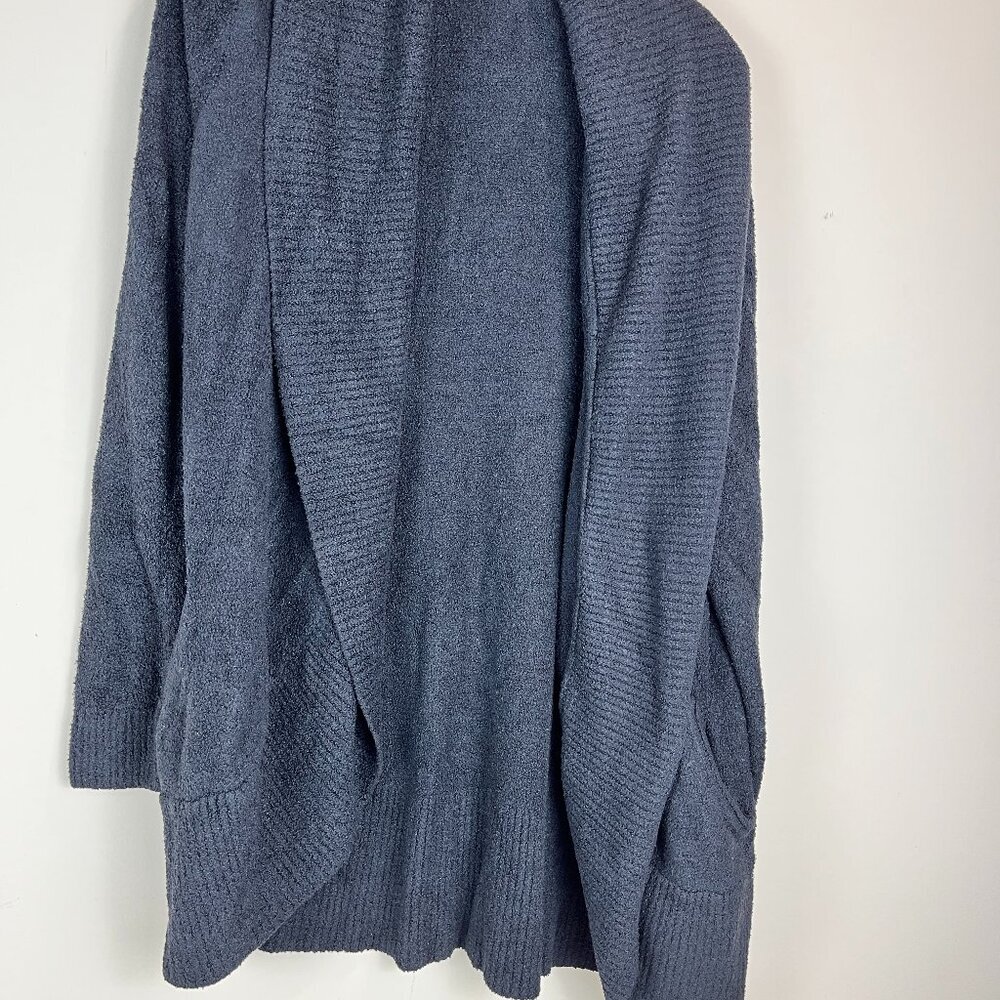 Women's Barefoot Dreams Cozy Chic Cardigan Sweater, Black Size M